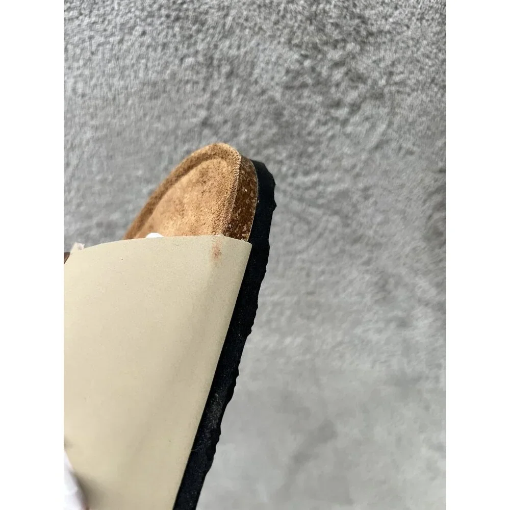 NEW Women’s SIZE 7 Project CLOUD Bahama Sandals-Anti-Slip-beige Leather Footbed - Picture 7 of 8